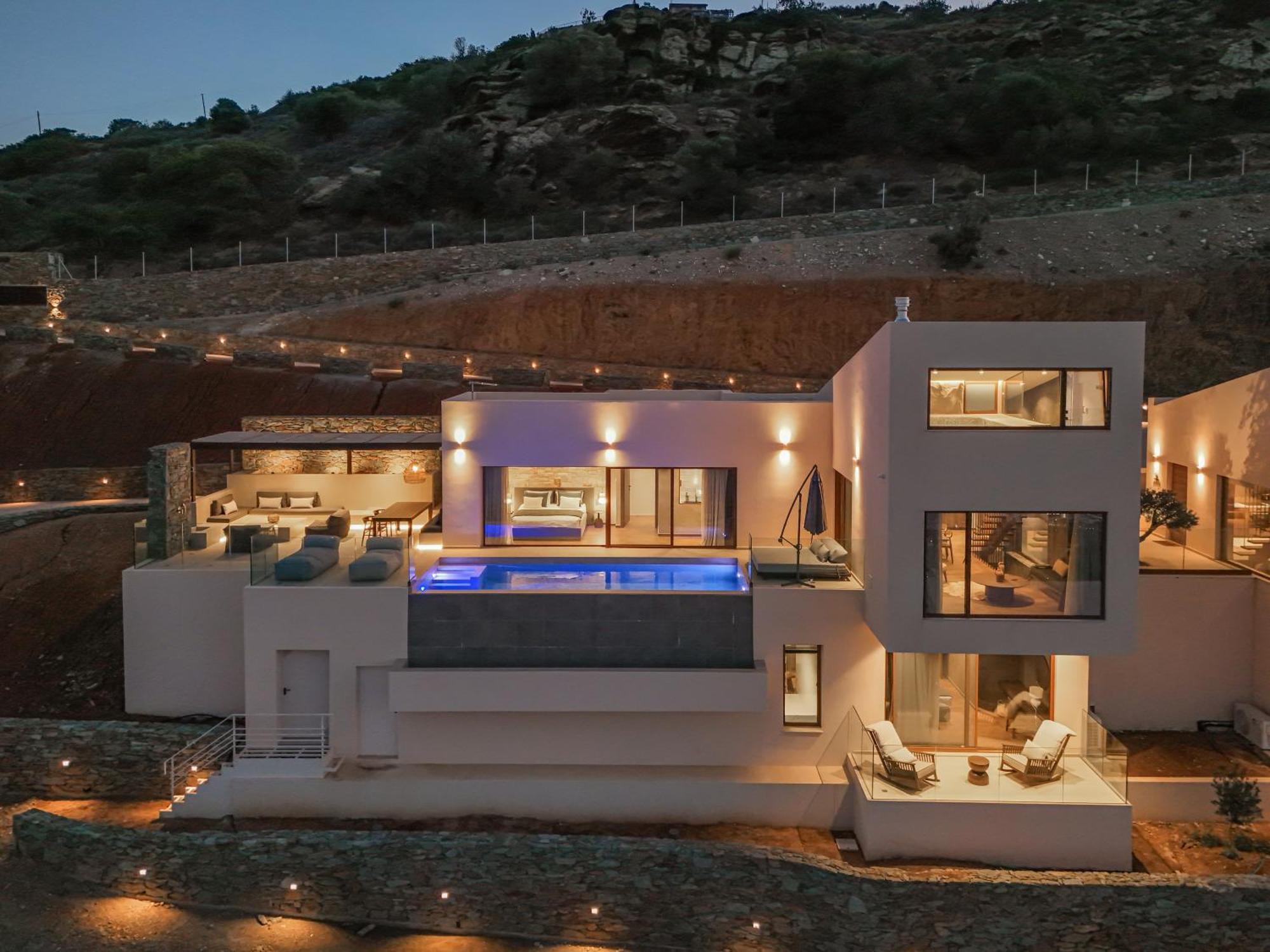 Villa Helios - Elevate Your Senses Ajía Pelajía Kültér fotó